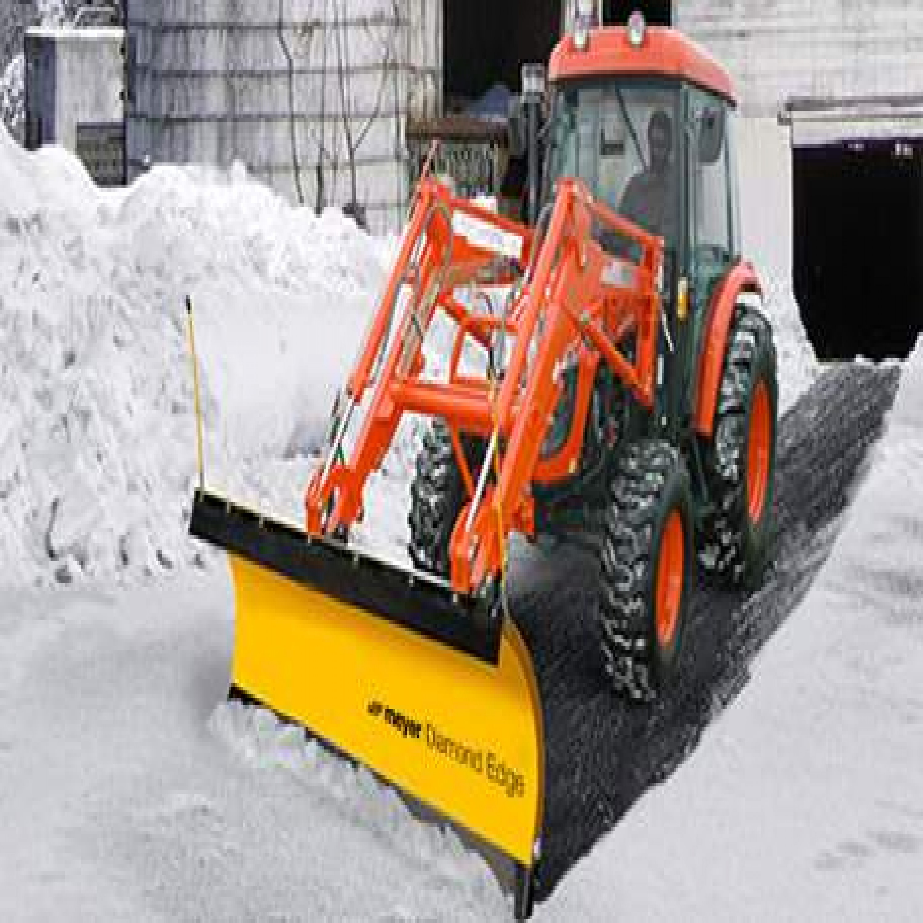 Déneigement au tracteur